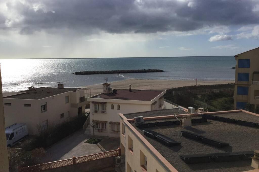 T3 Vue Exceptionnelle Avec Acces Prive A La Plage, Wifi, Clim - Dansnotreappart-Com - Valras-Plage Exteriör bild